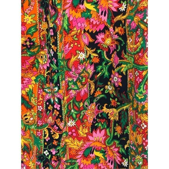 Vintage 60’s Long Sleeve Maxi Dress Size Medium - Picture 6 of 16